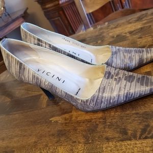DESIGNER VICINI GIUSEPPE ZANNOTTI HEELS LEATHER
